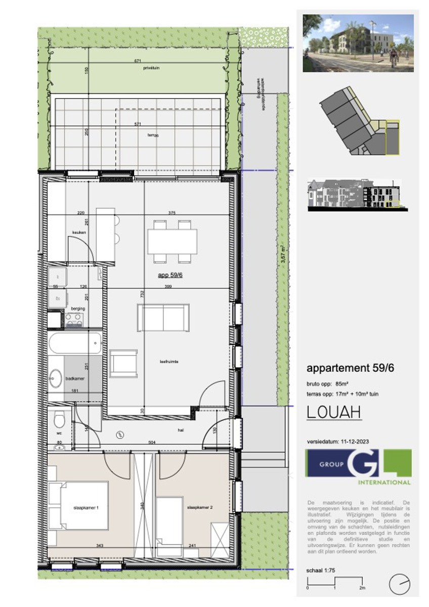 Appartement à vendre à Léau avec 2 chambres - photo 2