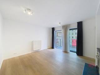 Europese wijk. Prachtig ONGEBOUWDE appartement met 1 slaapkamer van ±45 m² op de 8e verdieping van een gebouw uit 2014. Entreehal met...