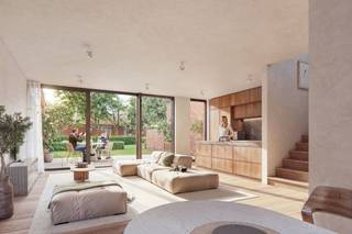 <p><strong>Woning 9 is een gesloten bebouwing met verdiep en heeft een bruto bewoonbare oppervlakte van 144 m². De woning beschikt over drie slaapkamers, woonkamer met open leefkeuken, berging, badkamer, twee toiletten en een aparte fietsenberging. Het terras van 28 m² vloeit door in de privétuin van 112m².<br />Daarnaast zijn er ondergrondse autostaanplaatsen en fietsenbergingen beschikbaar, evenals gemeenshappelijke bovengrondse fietsenplaatsen en bezoekersparking. <br /><br />Ontdek Molenakker, een exclusief en luxueus nieuwbouwproject gelegen aan het Molenpad in Vosselaar. Deze 11 design-woningen, waarvan 6 laagbouw, staan synoniem voor toekomstgerichte kwaliteit en innovatie. Ontworpen in een modernistische architectuur vormen ze een eerbetoon aan de toonaangevende bouwstijl van de Turnhoutse school. Én dit op een groene en rustige toplocatie in centrum Vosselaar.Technisch worden de woningen gebouwd aan de hoogste standaarden van comfort en duurzaamheid. Onder andere door de inzet op energiezuinige technieken en circulaire bouwprincipes kwalificeren de woningen als bijna-energie-neutraal. Met hoge afwerkingsbudgetten personaliseert u de woning naar eigen stijl en maximaal wooncomfort.</strong></p>
<p></p>