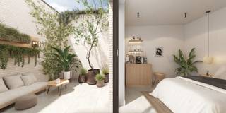 Den Dobbel Arend bestaat uit 11 appartementen, 2 duplexen en 3 handelsruimtes. Het gebouw aan de Hogesteenweg herbergt de 3 handelsruimtes en...