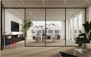 Bureaux indépendants bénéficiant d'une situation exceptionnelle, avec des surfaces de 1.457 m²  à louer, à seulement 1 km de l'autoroute R0, avec...