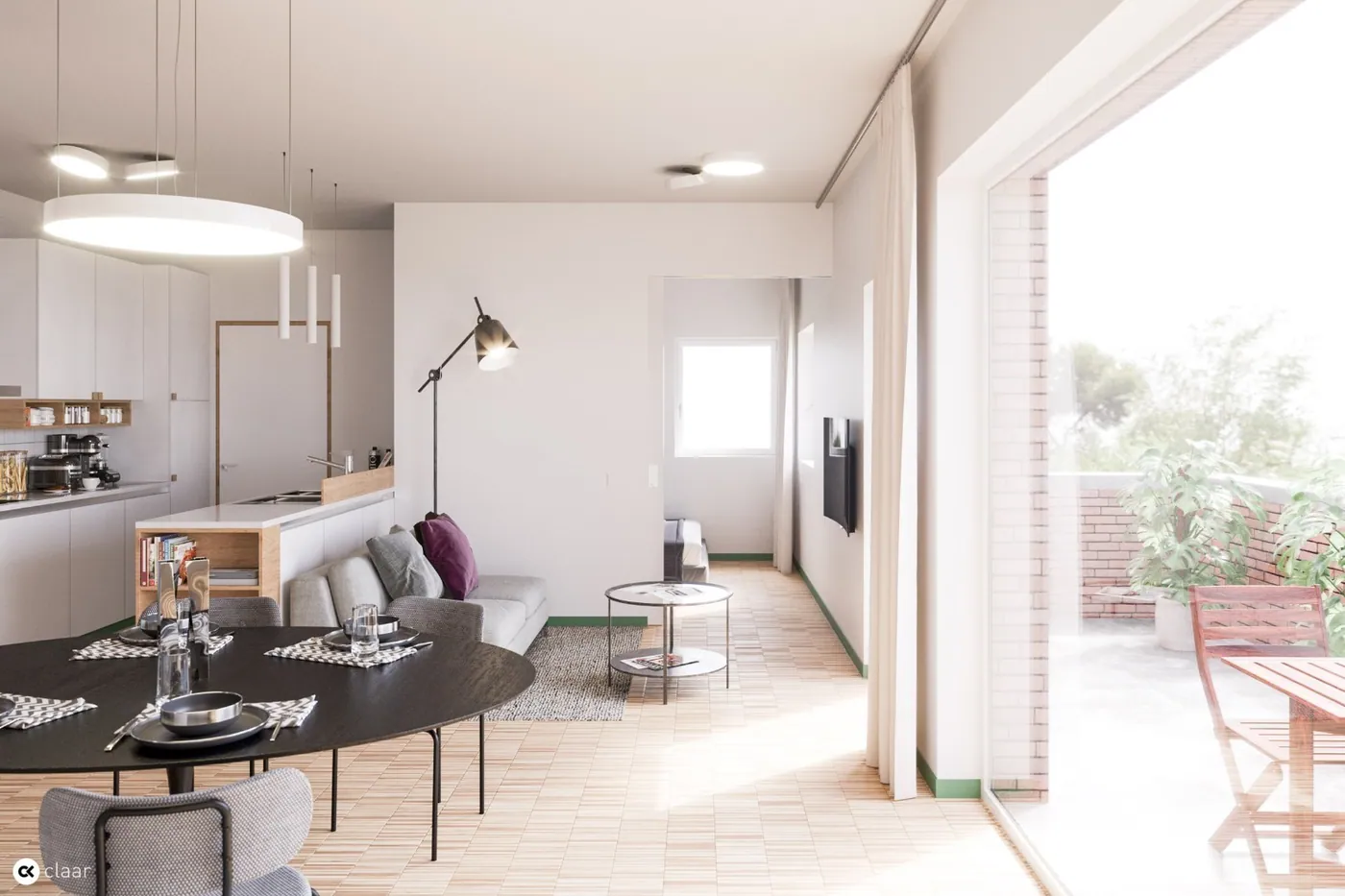 StJorisWinge - nieuwbouw apt 91 m2 met 2 slks + terras - foto 2