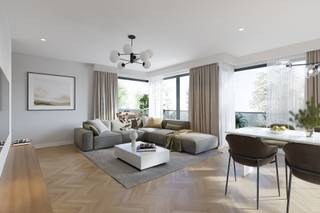 Welkom bij ons nieuwbouwproject “BEAU” te Geraardsbergen( deelgemeente Viane) , waar lichtinval, privacy en een prachtig uitzicht hand in hand gaan. Dit project biedt een unieke kans om te wonen in optimaal comfort, met extra aandacht voor praktische indeling en energiezuinigheid.<br /><br />Het aanbod van dit kleinschalig project (waarvan reeds 18% verkocht) bestaat o.a.appartementen met :<br />• 1 Slaapkamer +bureel/praktijkruimte<br />• 2 Slaapkamers<br />• Dakappartementen met 2 of 3 slaapkamers<br /><br />Gelegen in de rustige deelgemeente Viane, biedt dit project uitstekende verbindingen naar o.a Brussel/ Rijsel: <br />Met de wagen, met de oprit naar de E429 op slechts 8 minuten rijden. <br />Met het openbaar vervoer : op 1,8 km van treinstation met rechtstreekse verbinding naar o.a. Bussel.<br />Vele ontspanning- en recreatiemogelijkheden waaronder <br />- Natuurreservaat “ Rietbeemd” op 3 km, <br />- Muur van Geraardbergen op 4,2 km <br />- Bosberg te Galmaarden met aansluitend recreatiedomein de “Gavers “<br /><br />U geniet van een hoog wooncomfort dankzij:<br />• Akoestische en Thermische Isolatie, Automatische Zonnewering, Herbruik van Regenwater, Individuele Warmtepomp met Zonnepanelen, Vloerverwarming, Voldoende Opbergruimte, Ruime Terrassen…. <br /><br />De indeling en afwerking kunnen nog volgens uw wensen worden aangepast, zodat u uw droom(t)huis kunt creëren.<br />Mis deze kans niet om te wonen in een prachtig nieuwbouwproject in Viane, Geraardsbergen. Voor bijkomende info: Bel 0475/ 36 12 52 ( Pieter Cardoen) of via pieter@cornelis-partners.be<br /><br />Vermelde prijs is exclusief registratierechten en BTW