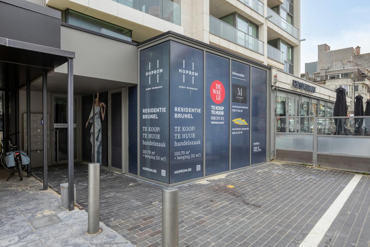 Nieuwbouw casco horecaruimte op topligging te Oostduinkerke - foto 1