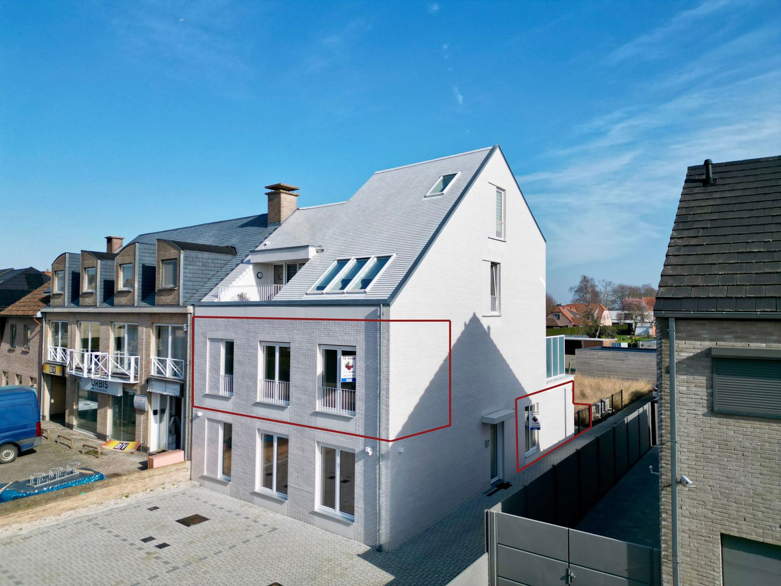 Gelijkvloers Kantoor met woonst (2 SLPK), nieuwbouw! - foto 1