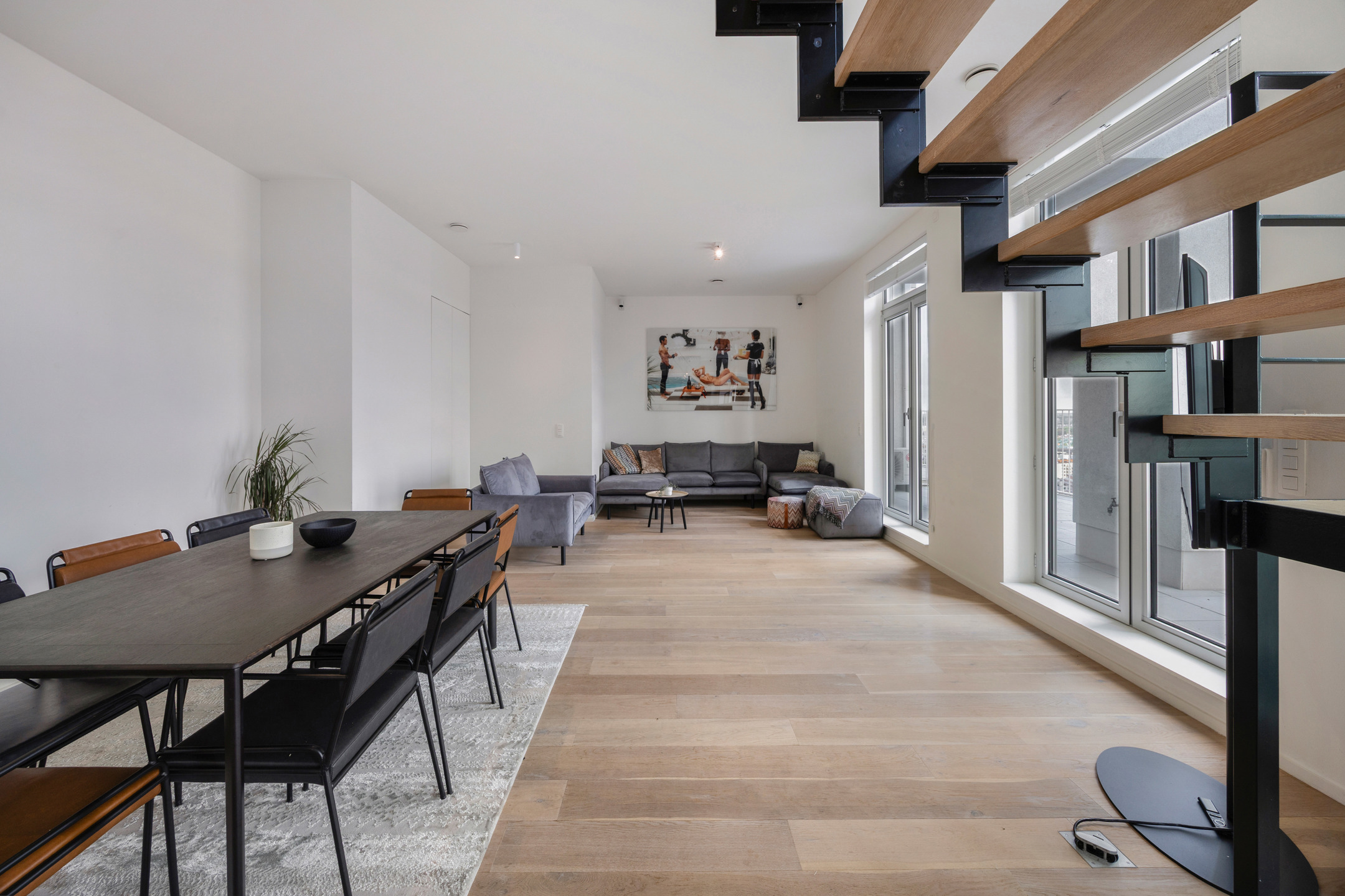 Exclusieve penthouse met panoramisch zicht over Antwerpen - foto 1