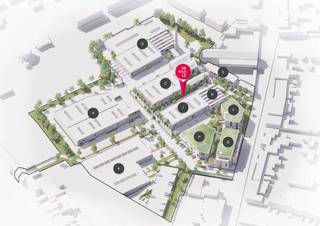 Nouvelle unité PME d'environ 749 m² dans le projet Walle Kortrijk.Dans une première phase, 3 bâtiments commerciaux seront construits sur le...