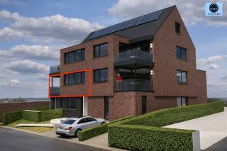 <p><span>NIEUWBOUWAPPARTEMENT  OP DE EERSTE VERDIEPING MET 2 SLAAPKAMERS</span></p><p><span>Vraagprijs : 301.625 euro</span></p><p><span> </span></p><p><span>Dit ruim 2-slaapkamerappartement is gelegen in de nabijheid van het provinciaal domein De Gavers en het station van Idegem.</span></p><p><span> </span></p><p><span>Dit appartement is gelegen op de eerste verdieping van een kleinschalig nieuw appartementsgebouw en heeft een totale oppervlakte van maar liefst 92 m².</span></p><p><span> </span></p><p><span>Indeling : </span></p><p><span>- inkomhal met open leefruimte/ eetruimte en de keuken</span></p><p><span>- verder treft u nog 2 slaapkamers, toilet, badkamer en een berging.</span></p><p><span>- tevens beschikt het appartement over een ruim terras vooraan.</span></p><p><span> </span></p><p><span>Het appartement wordt volledig afgewerkt volgens lastenboek met hoogwaardige materialen en duurzame technieken zoals een warmtepomp,</span></p><p><span>vloerverwarming en zonnepanelen.  Zo geniet u van een hoog wooncomfort én een lage energiefactuur.</span></p><p><span> </span></p><p><span>De aankoop is onderworpen aan de wet Breyne.</span></p><p><span> </span></p><p><span>- Prijs : 301.625 euro exclusief kosten</span></p><p><span>- Aandeel grond exclusief kosten : 56.047 euro (onder registratierechten)</span></p><p><span>- Aandeel constructie exclusief BTW : 245.578 euro ( 21% BTW)</span></p><p><span> </span></p><p><span>Optioneel : </span></p><p><span>- Garage : 35.000 euro exclusief BTW</span></p><p><span>- Staanplaats : 7.600 euro</span></p><p><span>- Berging : 7.600 euro exclusief BTW</span></p><p><span> </span></p><p><span>De nutsvoorzieningen zijn ten laste van de koper.</span></p><p><span> </span></p><p><span>Oplevering +- 2027</span></p><p><span> </span></p><p><span>Stedenbouwkundig uittreksel/inlichtingen in aanvraag!.</span></p><p><span>Voor info bel Dylan op 0489/54.69.99 of stuur een mail naar Dylan@svena.be</span></p><p><span> </span></p><p><span>Deze gegevens zijn louter informatief en wij kunnen niet aansprakelijk gesteld worden voor eventuele onjuistheden.</span></p><p><span>De bewoonbare oppervlakte is slechts indicatief.</span></p><p><span> </span></p><p><span> </span></p>