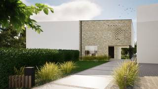 <p><span>Exclusieve nieuwbouwwoning met luxe-afwerking te koop in Bilzen (Meershoven)</span></p><p><span>Op een uitstekende ligging, vlak bij het centrum van Bilzen, bevindt zich deze unieke nieuwbouwwoning waar architectuur, ruimte en luxe perfect samenkomen.</span></p><p><span>Bij het betreden van de woning word je verwelkomd in een ruime inkomhal met gastentoilet. De lichtrijke leefruimte met indrukwekkende vide creëert een open en luchtig gevoel en biedt een prachtig zicht op de tuin. Aansluitend bevindt zich een praktische berging.</span></p><p><span>Via de stijlvolle, zwevende trap bereik je het niveau -1, waar de moderne keuken en eetruimte zich bevinden. Deze staan in directe verbinding met de tuin, wat zorgt voor een aangename woonbeleving. Daarnaast is er een aparte bureauruimte, ideaal voor een vrij beroep of thuiswerk, aangevuld met extra bergruimte.</span></p><p><span>Op de eerste verdieping bevinden zich drie volwaardige slaapkamers. De master bedroom beschikt over een dressing en een gezellig terras aan de voorzijde. Verder vind je hier een elegante badkamer en een bijkomende berging.</span></p><p><span>Met een totale bruto vloeroppervlakte van maar liefst 289 m² biedt deze woning uitzonderlijk veel ruimte en mogelijkheden. Dankzij het doordachte ontwerp is deze woning perfect voor wie wonen en werken wil combineren.</span></p><p><span>Troeven van deze woning</span></p><ul><li><span>Uniek architecturaal ontwerp met vide </span></li><li><span>Luxe-afwerking en hoogwaardige materialen </span></li><li><span>Zwevende trap als eyecatcher in de leefruimte </span></li><li><span>Zeer ruime en lichtrijke indeling </span></li><li><span>Ideaal voor combinatie wonen/werken </span></li></ul><p><span>Flexibele afwerking</span></p><p><span>De woning is beschikbaar in:</span></p><ul><li><span>Casco+</span><span> (wind- en waterdicht, inclusief technieken en chapewerken) </span></li><li><span>Volledig afgewerkt</span><span>, inclusief keuken, badkamer, vloeren en binnendeuren </span></li></ul><p><span>Je geniet bovendien van maximale inspraak in de afwerking en indeling, begeleid door een persoonlijke klantenbegeleider.</span></p><p><span>Voorziene afwerking (bij volledige afwerking)</span></p><ul><li><span>Keramische tegels 80 x 80 </span></li><li><span>Laminaatvloeren in de slaapkamers </span></li><li><span>Keukenbudget: €17.151 incl. btw (o.a. Siemens-toestellen, granieten werkblad) </span></li><li><span>Badkamerbudget: €9.988 incl. btw </span></li><li><span>Budget voor binnendeuren inbegrepen </span></li></ul><p><span>Extra voordeel:</span><span> momenteel geniet je van </span><span>50% korting op de zwevende trap en de plaatsing ervan</span><span>.</span></p><p><span>Interesse? Plan vandaag nog je bezoek en ontdek jouw nieuwe thuis in Meershoven. Neem contact met ons op via 089/50.35.85 of via info@immopa.be</span></p><p><span> </span></p>