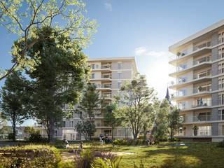 Ligging"Liv-De Molens" is een residentieel project, gelegen langs de Leie en midden in een groot park te Deinze. Ontworpen met het oog op de...