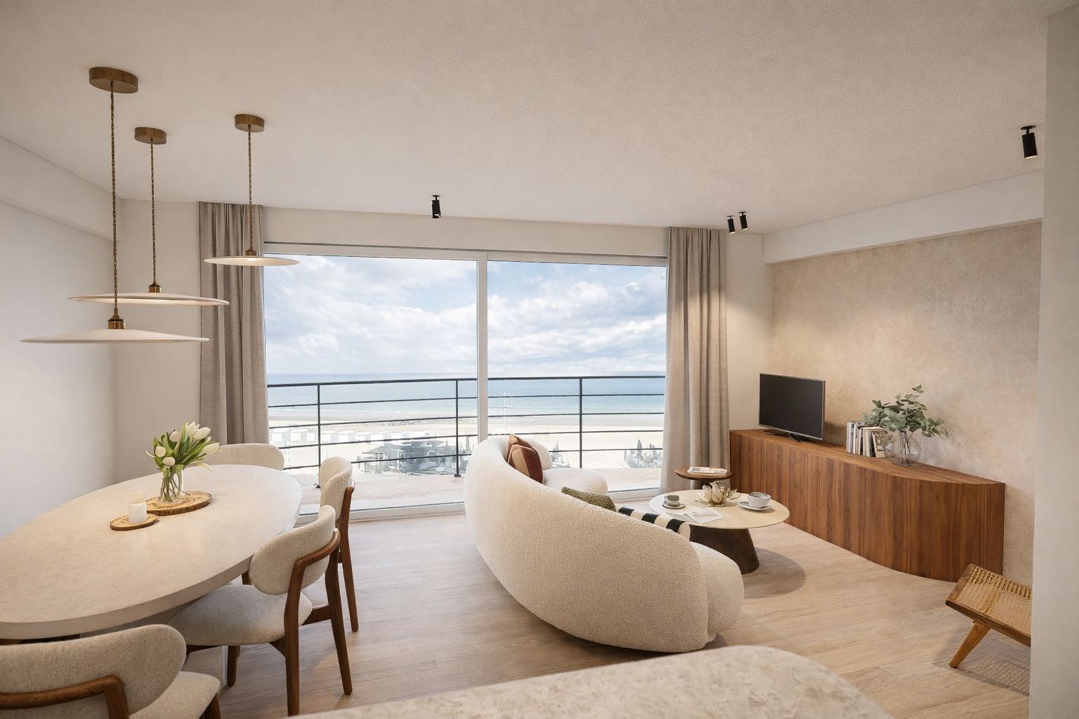 Magnifiek luxueus appartement met frontaal zeezicht te Koksijde-Bad - foto 5