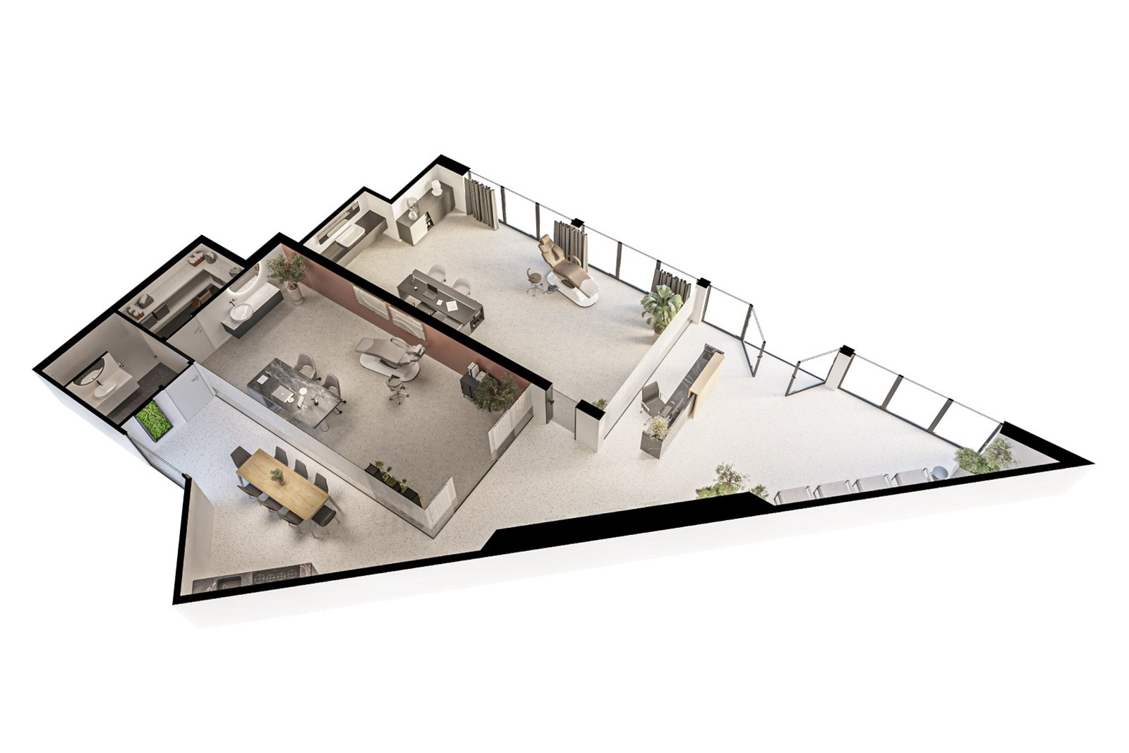 Te koop, casco-handelsruimte (180m²) op een commerciële ligging nabij de N60 te Oudenaarde - photo 2