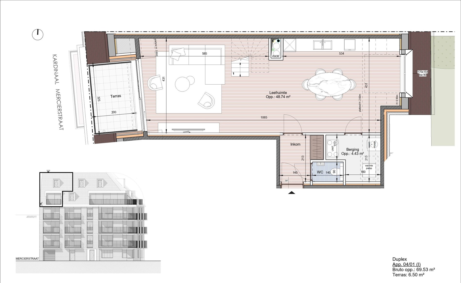 Groot duplex appartement gelegen in Res. Antoine - foto 5