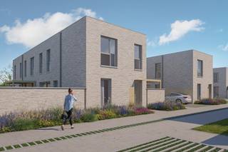 Moderne halfopen energiezuinige woning (194 m²) met 4 slaapkamers, bureauruimte, 2 parkeerplaatsen aan de woning en een tuin.<br /><br />Deze halfopen woning wordt gebouwd in een moderne, hedendaagse stijl. Deze patiowoning beschikt over een perceel van 194 m² is voorzien van vloerverwarming en een warmtepomp. Op het gelijkvloers vind je de inkomhal met apart gastentoilet, berging, bureauruimte, leefruimte en keuken. Op de eerste verdieping vind je 4 slaapkamers, een apart toilet en 2 badkamers.<br /><br />Meer info? Contacteer ons via 03 808 15 31 of bekijk matexi.be/deurne