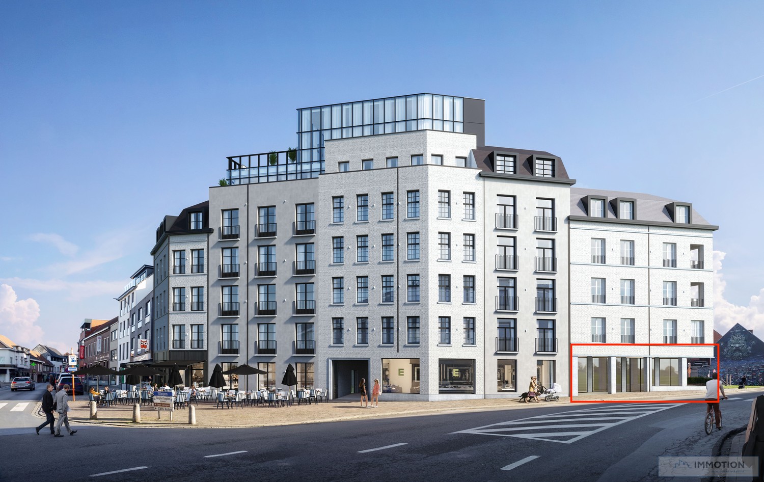 Handelspand met super visibiliteit in het centrum - photo 1