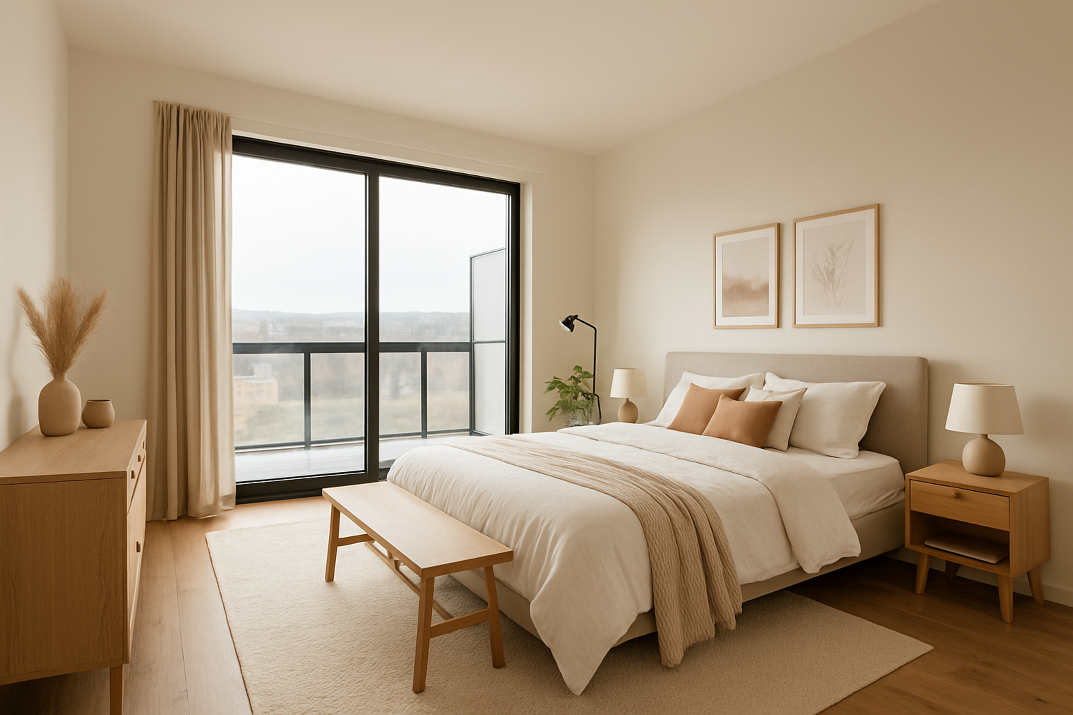 Degelijk appartement met 2 slk en terras met prachtig zicht.  - foto 5