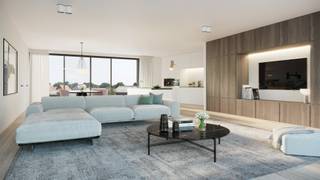 Een landelijke setting, moderne uitstraling en hoogwaardige materialen, dat is het minste wat je van residentie Michel & Maurice mag verwachten. Dit nieuwbouwproject in het hartje van Wielsbeke zal heel wat puntjes op je verlanglijstje afvinken. Of je nu op zoek bent naar een startersflat, een gezinswoning of een goede investering, je vindt het hier. De residentie biedt zowel één-, twee- als drieslaapkamerappartementen waarin praktisch wooncomfort centraal staat. Alle flats beschikken over een mooi zonneterras met zicht op de gezellige binnentuin, het kloppend hart van de residentie. De ideale plek om je buren te ontmoeten en zwoele zomeravonden door te brengen.<br /><br />De open indeling geeft elk appartement een erg ruimtelijk gevoel. Ben je een eerder een stadsmens? Ga dan voor een appartement aan de Rijksweg en volg wat er leeft in Wielsbeke, zelfs vanuit je luie stoel. Heb je het meer voor rust en ruimte? Dan zal het weidse uitzicht van de appartementen in de Molenstraat je zeker charmeren.<br /><br />In residentie Michel & Maurice is er voor elk wat wils!<br /><br />Ontdek het zelf en vraag hier verdere info aan.