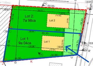Nous vous proposons ce magnifique terrain à bâtir pour une construction ouverte, offrant une belle largeur de parcelle, une orientation idéale et...
