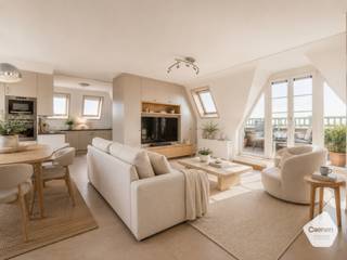 Deze bijzonder ruime en <strong>unieke</strong> <strong>penthouse</strong> bevindt zich in de recente residentie ‘Sea Port’ te Nieuwpoort-Bad.<br />Dankzij de <strong>uitstekende</strong> <strong>ligging</strong> vlakbij de wandelpromenade, de havengeul en de zee geniet u hier van een <strong>rustige, centrale en gegeerde locatie aan de kust.</strong><br /><br />Het appartement valt meteen op door zijn <strong>royale</strong> <strong>volumes</strong>, <strong>overvloedige</strong> <strong>lichtinval</strong> en <strong>aangename</strong> <strong>openheid</strong>.<br />De grote raampartijen, dakramen en twee ruime terrassen aan beide zijden zorgen voor een uitzonderlijk licht en luchtig woongevoel. Hierdoor kan u op elk moment van de dag genieten van zon, rust en buitenruimte.<br /><br />Het penthouse biedt bovendien heel wat mogelijkheden om in te richten in een moderne, warme kuststijl.<br /><br />De indeling is als volgt:
<ul>
	<li>Inkomhal;</li>
	<li><strong>Zeer</strong> <strong>ruime</strong> en <strong>lichtrijke</strong> <strong>leefruimte</strong> met grote raampartijen en een aangename <strong>open</strong> <strong>sfeer</strong>;</li>
	<li>Gezellige zithoek met <strong>op</strong> <strong>maat</strong> <strong>gemaakte</strong> <strong>inbouwkasten</strong>;</li>
	<li>Eetruimte met directe verbinding naar de leefruimte en keuken;</li>
	<li><strong>Twee</strong> <strong>ruime</strong> <strong>terrassen</strong> aan beide zijden van het appartement;</li>
	<li>Volledig ingerichte keuken met alle hedendaagse comfort;</li>
	<li>Handige berging met aansluiting voor wasmachine;</li>
	<li>Badkamer met dubbele wastafel, toilet, <strong>ligbad</strong> <strong>én</strong> <strong>douche</strong>;</li>
	<li>Apart gastentoilet;</li>
	<li>Twee ruime slaapkamers met <strong>inbouwdressing</strong>;</li>
	<li>Derde ruime slaapkamer met toegang tot het terras;</li>
	<li><strong>Aparte</strong> <strong>douchekamer</strong> met wastafel.</li>
</ul>
Extra troeven:

<ul>
	<li>Mogelijkheid tot aankoop van twee naast elkaar gelegen garageboxen aan €45.000 per garage;</li>
	<li>Drie volwaardige slaapkamers en twee badkamers;</li>
	<li>Op maat gemaakte <strong>inbouwkasten</strong>;</li>
	<li><strong>Gunstig</strong> <strong>EPC</strong>.</li>
</ul>
<br /><strong>De gebruikte renders tonen hoe het appartement modern en sfeervol kan worden ingericht en dienen als inspiratiebeeld voor de toekomstige koper.</strong><br /><br />Aarzel niet en contacteer ons snel om deze uitzonderlijke penthouse te ontdekken!