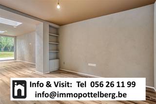 Info & Visit: 056 26 11 99 - Voor de beschrijving en de wettelijke informatieplicht (art.5.2.6 VCRO en Watertoets, EPC, EPC-nummer,…) verwijzen...