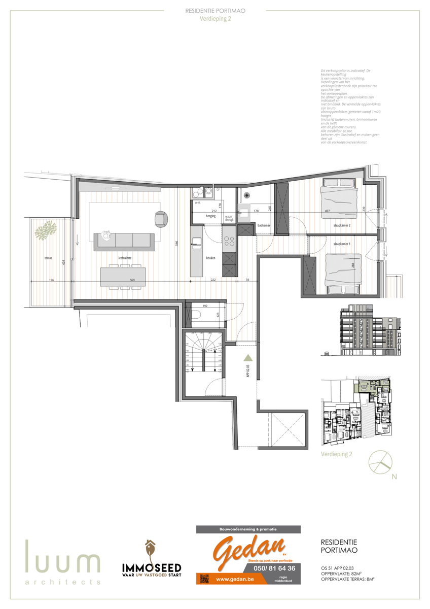 Appartement te koop in Oostende met 2 slaapkamers - foto 2