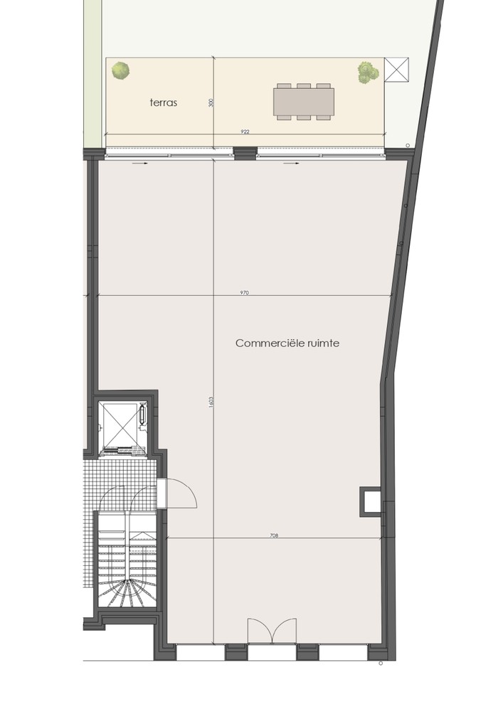 Casco handelspand/kantoor met privatieve tuin met terras! - foto 2