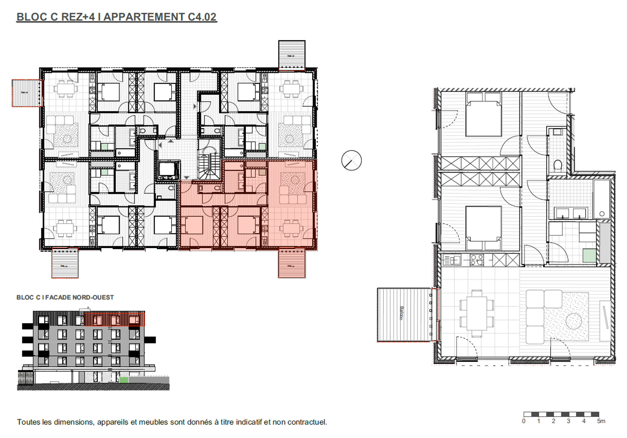 Appartement à vendre à Mons avec 2 chambres - photo 4