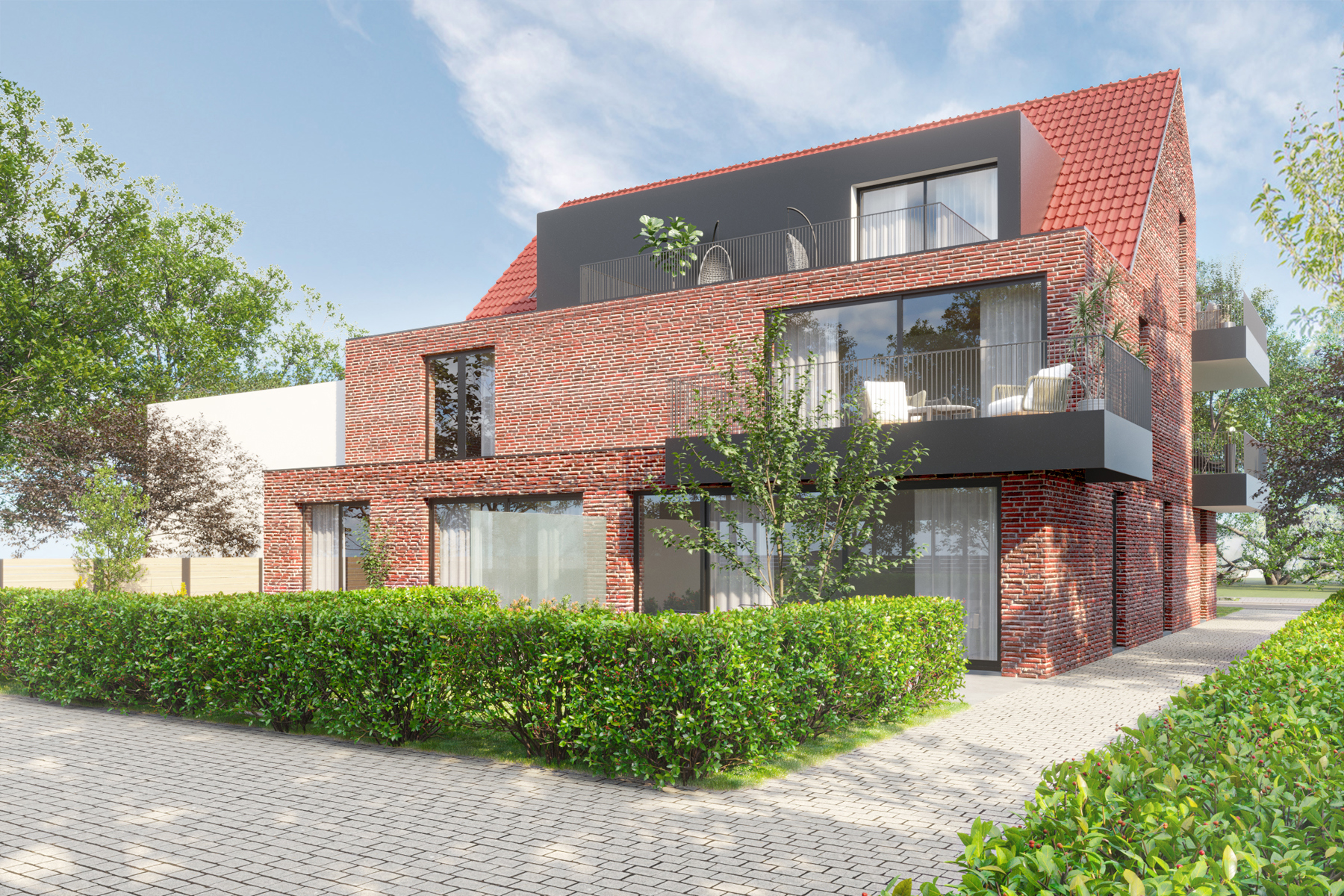 Nieuwbouwappartement van 87m² met 1 slpk. & terras - foto 3