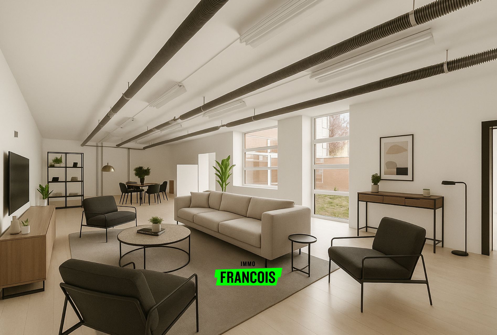 Exclusieve loft op het gelijkvloers met binnentuin gelegen te Brugge - foto 3