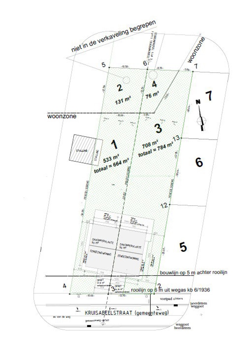 Bouwgronden te koop te Moorsel, Kruisabeelstraat-Tinnenhoekstraat - foto 1