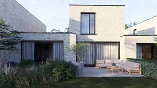 Project Kerkhofstraat is een uniek woonproject bestaande uit zeven energiezuinige BEN-woningen, uitgevoerd in een strakke, tijdloze architectuur en afgewerkt met oog voor kwaliteit, comfort en duurzaamheid.<br /><br />Hier woont u in stijl, met alle hedendaagse luxe én met het oog op de toekomst.<br /><br /><strong>Wonen in Maasmechelen</strong><br />Project Kerkhofstraat ligt op een rustige locatie in het charmante Eisden-Dorp (Maasmechelen), op een boogscheut van het centrum, scholen en lokale handelszaken. Dankzij de strategische ligging geniet u van rust én bereikbaarheid.<br /><br />Maasmechelen biedt een rustige, groene omgeving en met een goede verbinding zowel binnen België als naar Nederland.<br />Met het Nationaal Park "Hoge Kempen" gelegen in de directe omgeving kan u een rustige wandeling maken in één van de mooiste parken van België.<br /><br />Daarnaast kan u met Maasmechelen Village en het M2-shopping center de drukte opzoeken om op een zonnige dag te gaan winkelen en een terrasje te doen.<br /><br /><strong>Beschrijving project</strong><br />Het ontwerp van deze woningen kwam tot stand in samenwerking met architect F. Schellens en focust op licht, ruimte en ecologie. De gevels worden opgetrokken in lichte, genuanceerde baksteen met aluminium buitenschrijnwerk in zwarte RAL-kleur. Grote raampartijen, groendaken en private tuinen zorgen voor een harmonieus geheel waarin binnen en buiten naadloos in elkaar overvloeien. <br /><br />Iedere woning zal casco opgeleverd worden en waarbij er gekozen kan worden om via de bouwheer de verdere afwerking uit te voeren.<br /><br /><strong>Woning 6: </strong><br />Type bebouwing: gesloten<br />Oppervlakte perceel: 241,08m2<br />Oppervlakte woning (bruto): 134,60m2<br />Oppervlakte tuin (incl. terras en berging): 132,09m2<br />Prijs (casco): €279.000,00 (excl. kosten) + €50.940,00 (RR en BTW) = €329.940,00<br /><br />Troeven:<br />+ Casco (eigen afwerking) of afwerking via bouwheer<br />+ Bijna-energie-neutrale (BEN) woningen<br />+ Iedere woning heeft een overdekte carport<br />+ Aparte tuinberging/fietsenstalling<br /><br />Wenst u meer informatie (plannen, lastenboek, ...) of een verkennend gesprek in te plannen?<br />Bel ons gerust op het nummer 089/ 391 555 of mail naar info@frerevastgoed.be