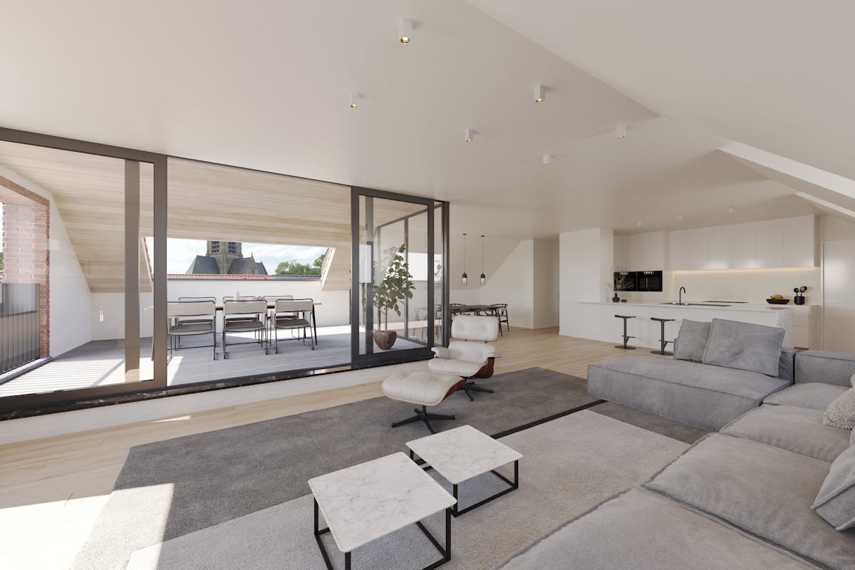 Unique Casco Loft (237m²) with terrace in St-Martens-Bodegem - photo 5