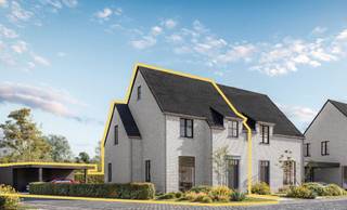 In de Koning Boudewijnstraat in Lauwe, in het woonproject Korenhof bieden wij momenteel deze prachtige halfopen bebouwing (lot 6) in een...