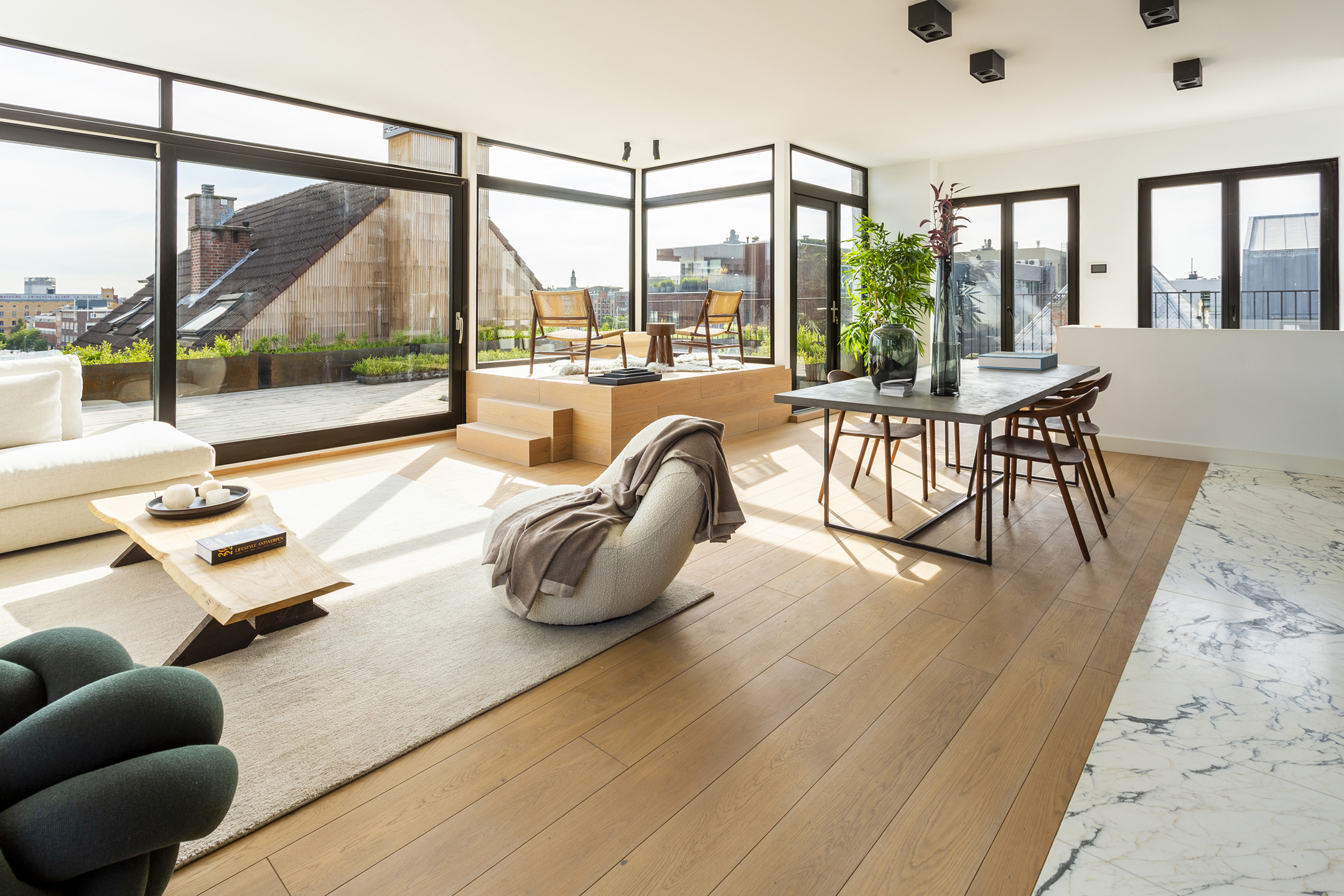 Duplex appartement met ca 100 m² terras - foto 4