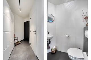 <p><strong>Dit instapklaar duplexappartement bevindt zich op de eerste verdieping van een kleinschalig en goed onderhouden gebouw, vlak bij het centrum van Wommelgem.<br /><br /></strong><strong>Indeling:</strong><br />Bij het betreden van het appartement springt meteen de verfijnde afwerking in het oog. We komen binnen in <strong>een ruime inkomhal met mortexvloer</strong>, die voldoende plaats biedt voor een vestiairekast. De inkomhal geeft toegang tot een apart gastentoilet en de uitgestrekte leefruimte met<strong> charmante massieve parket van eikenhout. </strong>Dankzij de <strong>grote raampartijen</strong> geniet u de hele dag door van een aangename, natuurlijke lichtinval. Vanuit de leefruimte heeft u toegang tot het gezellige, <strong>zuidgerichte terras met afwerking in Jutai hout.<br /><br /></strong>Aansluitend op de leefruimte bevindt zich de <strong>volledig uitgeruste open keuken</strong>. Deze beschikt over een keramische kookplaat, dampkap, oven, microgolfoven, vaatwasser, koelkast, diepvriezer en voldoende kastruimte.<br /><br />De duplexverdieping bereikt u via de vaste houten trap, centraal in de leefruimte. Vanuit de nachthal heeft u toegang tot <strong>een ruime slaapkamer met hoogwaardige ingemaakte kasten,</strong> en een tweede kamer, eveneens voorzien van ingemaakte kasten. Aansluitend aan de tweede kamer bevindt zich <strong>een praktische, technische berging </strong>met aansluiting voor wasmachine en droogkast. Verder bevindt zich op deze verdieping de <strong>luxueuze en ruime badkamer,</strong> afgewerkt in mortex, met een grote inloopdouche, een wastafel met meubel en een toilet.<br /><br /><strong>Bijzonderheden:</strong><br /><strong>Grote garage met sectionale poort met oprit verplicht bij te kopen aan € 30.000;</strong><br /><strong>EPC-label: B;</strong><br />Voorzien van <strong>alarminstallatie</strong> en <strong>veiligheidsdeur</strong>;<br />Zolder met trapladder aanwezig;<br />Alle nutsvoorzieningen zijn individueel;<br /><strong>Lage maandelijkse kosten: € 35 / maand (blokpolis, elektriciteit gang …).<br /><br /></strong><strong>Locatie:</strong><br />Het appartement bevindt zich op een <strong>uitstekende locatie in Wommelgem</strong>, op korte afstand van het bruisende centrum en in de nabijheid van tal van voorzieningen zoals winkels, scholen en openbaar vervoer. Ook grote invalswegen zijn vlot bereikbaar, wat zorgt voor een goede verbinding met Antwerpen en de omliggende gemeenten.</p>