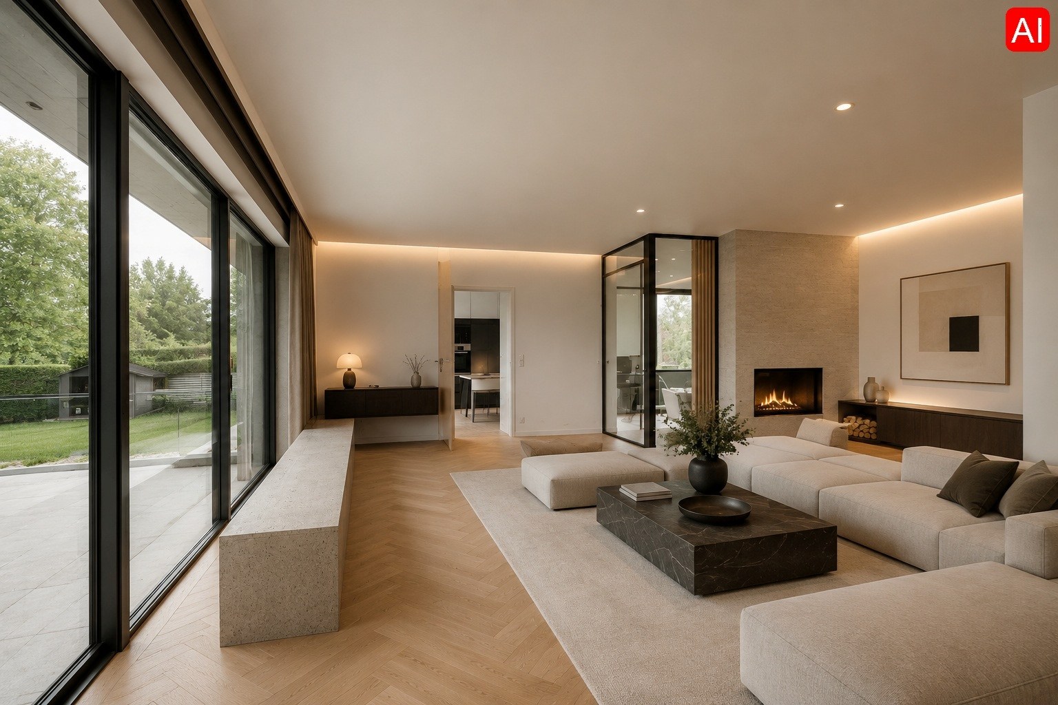 KARAKTERVOLLE ARCHITECTENWONING NABIJ CENTRUM MEULEBEKE - foto 5