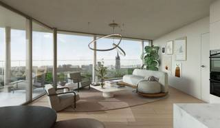 <p><span>Residentie Luxor is de naam van het toonaangevend wooncomplex bestaande uit 24 luxueuze appartementen met leefterrassen op het Koning Leopold III-plein. De unieke architectuur, ruime appartementen en centrale ligging maken dit project enig in zijn soort. Het project bestaat uit appartementen met 2 &amp; 3 slaapkamers en een ondergronds garagecomplex. Het combineren van meerdere appartementen is hier nog perfect mogelijk. Deze eyecatcher is de perfecte uitvalsbasis om de Belgische kust te verkennen.</span></p><p><span>U zoekt een ruim woonappartement of tweede verblijf met een uitzonderlijk groot terras en veel privacy. Dit appartement biedt u dit alles. </span></p><p><span>Dit 3-slaapkamerappartement bevindt zich op de hoek van het Koning Leopold III-plein en de Stationsstraat en kijkt boven de residentie gelegen aan de overzijde van de straat.</span></p><p><span>De leefruimte heeft een gevelbreedte van meer dan 12m en staat in directe verbinding met het zuid-west gericht terras. </span></p><p><span>In de 3 volwaardige slaapkamers vinden we plaats voor telkens een 2-persoonsbed en ingemaakte kasten. 2 van de 3 slaapkamers geven uit op het noord-west gericht balkon. </span></p><p><span>Er zijn 2 badkamers waarvan de indeling kan worden voorzien van bad of inloopdouche. Het appartement biedt plaats aan 2 toiletten. </span></p><p><span>Mogelijkheid tot aankoop staanplaats en/of fietshaak in het gebouw. </span></p><p><span>Mits afspraak kunnen er nog wijzigingen worden doorgevoerd in de indeling. </span></p><p><span>De hoogwaardige afwerking van vloeren, keuken en badkamer maken dit een interessante opportuniteit. </span></p><p><span>De verwarming is via een warmtepomp en dus volledig conform de energiedoelstelling van 2050.</span></p>