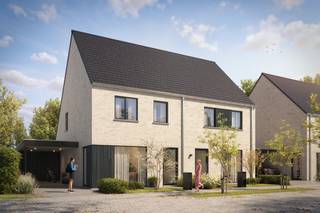 Hectaar bouwt deze energiezuinige nieuwbouwwoningen vlakbij het centrum van Roeselare (3km van de Grote Markt) en op slechts 2km van het station. In de nabije omgeving bevinden zich verschillende winkels zoals een bakkerij, slagerij, frituur en grootwarenhuizen. Verder zijn de woningen voorzien van een lichtrijke leefruimte met open, geïnstalleerde keuken,  3 slaapkamers en een badkamer met bad, douche en dubbel lavabomeubel. Maak van deze woning je nieuwe thuis met een afwerking naar keuze bij onze leveranciers!  (Foto's referentie eerder afgewerkt project)
<ul>
	<li>Energiezuinige woning;</li>
	<li>Lichtrijke leefruimte met open keuken;</li>
	<li>3 ruime slaapkamers;</li>
	<li>Vloerverwarming op het gelijkvloers;</li>
	<li>Warmtepomp lucht /water;</li>
	<li>Mogelijkheid tot het plaatsen van een carport met tuinberging;</li>
</ul>
Wens je een afspraak om deze woningen te ontdekken? Contacteer ons!