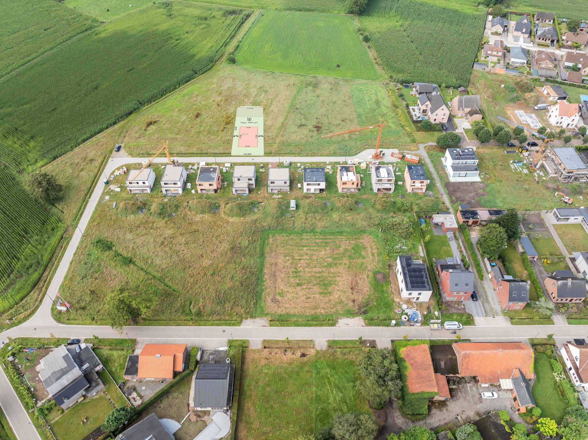 Bouwgrond voor open bebouwing op 645m² - foto 4