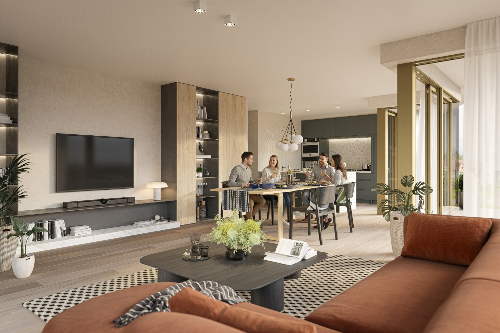 Gezellig 1-slaapkamer appartement met een fantastische woonkamer - foto 2