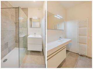 <p>Welkom in dit stijlvolle en energiezuinige appartement, gelegen in een nieuwe residentie.</p><p>Via de inkomhal met gastentoilet betreden we dit moderne appartement. De lichtrijke leefruimte met grote raampartijen geniet van een overvloed aan natuurlijk licht en biedt een aangename connectie met het terras. De open keuken vormt het centrale hart van de woning en biedt alle ruimte om gezellig te koken en samen te genieten.</p><p>Via de nachthal bereiken we drie volwaardige slaapkamers, waarvan de master bedroom beschikt over een ensuite badkamer en voldoende ruimte voor een dressing of bureau. Daarnaast bevindt zich een aparte douchekamer, wat extra comfort biedt voor gezinnen, een praktische technische berging en een terras met zicht op het groen. Bij het appartement horen eveneens een autostaanplaats en een private kelderberging. Bovendien beschikt de residentie over een gemeenschappelijke ondergrondse fietsenstalling.</p><p>Dankzij de doordachte indeling, de kwalitatieve afwerking en de uitstekende lichtinval biedt dit appartement een aangename woonomgeving waar comfort en modern wonen centraal staan. Bij interesse kan u een afspraak maken op onze website.</p>