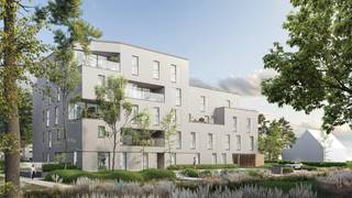 Nieuw woonproject Residentie Ter Durmen gelegen op de hoek van de Buntstraat en de Vrouwenstraat te Wondelgem. Deze BEN-appartementen worden gebouwd met zicht op de gemeenschappelijke tuin en bestaande boomgaard. Het gebouw beschikt over een lift tot in de kelderverdieping. Deze exclusieve penthouse met nr. 4.02 (107m²) situeert zich op de 4de verd. Het beschikt over een grote living met ruime ingerichte eilandkeuken en riant zuidwestgericht leefterras (29 m²!) met praktische buitenberging en sunscreens. Vanop het terras heb je toegang tot een ruime terrasberging. Er zijn 2 slpks, badkamer met dubbele wastafel en douche, berging en nis voor vestiaire.<br />Uiterst energiezuinig (E20!) app. dankzij pakket zonnepanelen (energiedelen), warmtepomp met vloerverwarming, regenwaterrecuperatie en ventilatiesysteem D. Elk appartement wordt volledig afgewerkt aangeboden waarbij je zelf nog je eigen afwerking kan kiezen tot en met de laminaat in de slpks. Ondergronds wordt er voor elk appartement een autostaanplaats en berging voorzien, welke mee dienen aangekocht te worden. In de kelder is er een grote fietsenstalling en bovengronds is er zelfs een staanplaats voor bakfietsen voorzien. Heb je vragen? Contacteer dan je bouwadviseur via 0800 62 732 of mail naar info@durabrik.be. Download de brochure via https://durabrik.immo/buntstraat Beelden en oppervlaktes zijn indicatief. Prijs excl. aankoopkosten en btw.