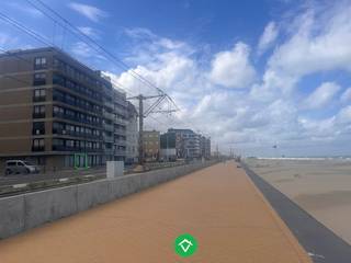 Verzorgde en gemeubelde studio op gelijkvloers, gelegen aan de zeedijk van Raversijde (tussen het kwikke Middelkerke en de Koningin der Badsteden,...
