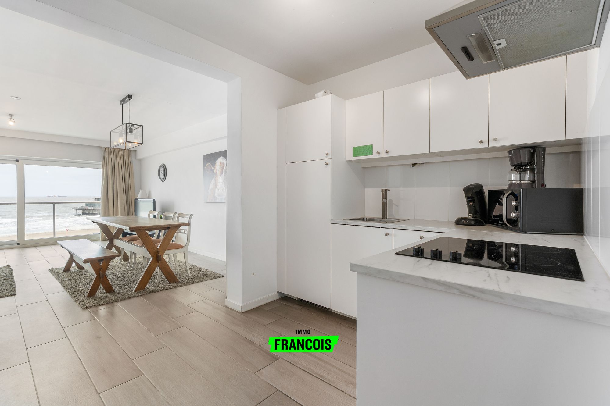 Appartement met 2 slaapkamers en uniek zicht op de Pier van Blankenberge - foto 5