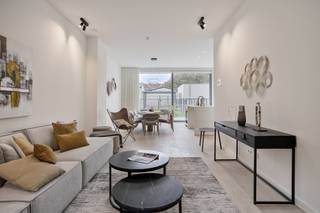 Unique and very tastefully finished new-build home for sale is located in the Baliestraat in the center of Bruges in the quiet Sint-Gilles quarter. Here you will experience the proximity to the energetic city center and the security of a quiet environment.LayoutGround floor:- entrance hall with guest toilet- living area with fully equipped open kitchen, finished with quality materials and appliances- city garden with terrace- storage space and stairs to the basement/garage1st floor:- bathroom 1 with bath, walk-in shower and double washbasin furniture- bedroom 1- bedroom 2- toilet- laundry and technical storage2nd floor:- master bedroom- bedroom 4- bathroom with walk-in shower and washbasin furnitureAttic accessible by sliding stairsIn the basement, we find the adjoining double garage box.Advantages:- comfort of a villa in the center of Bruges- high quality finish- home automation- fully painted- parking under your own home- BEN home -&gt; tax benefits on property taxGeneral- purchase under registration fees + VAT- 6% VAT rate is possible (also for landlords)Looking for a unique home for sale in downtown Bruges that combines exceptional comfort with style? Look no further and request your visit quickly.