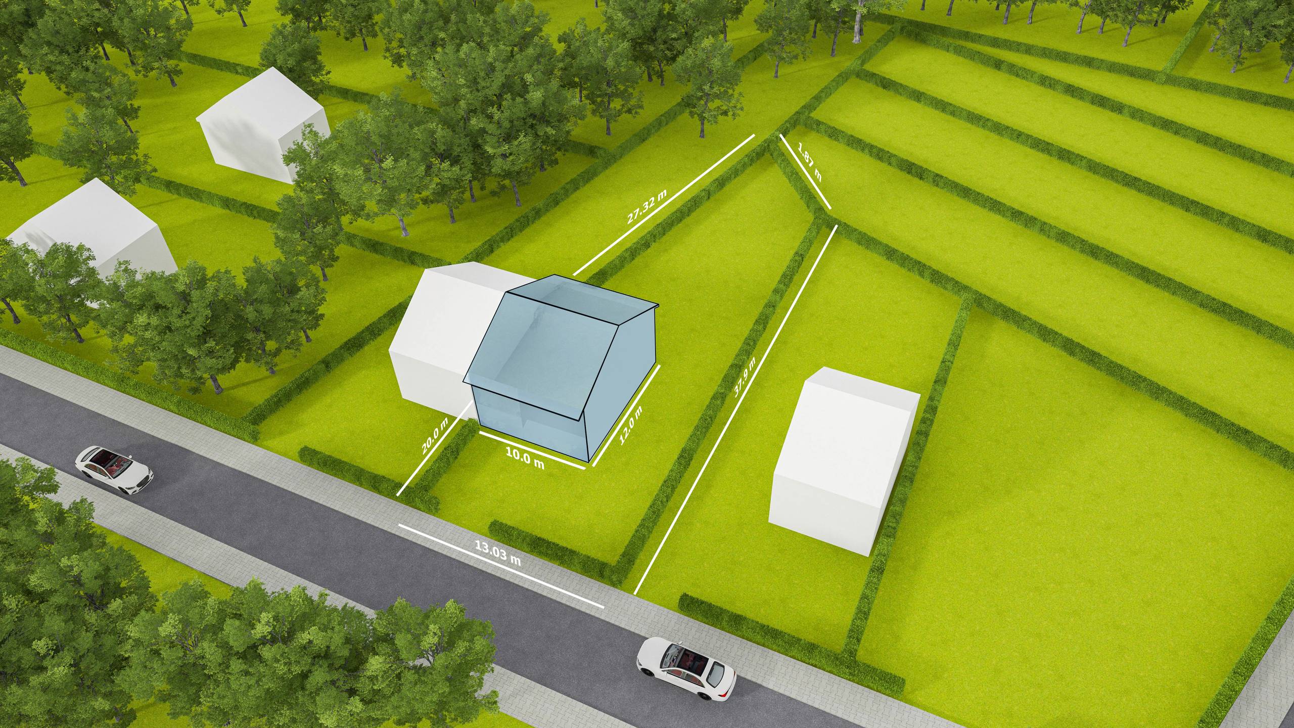 Bouwgrond voor een halfopen bebouwing op 5 are 89 ca in een rustige verkaveling - foto 5