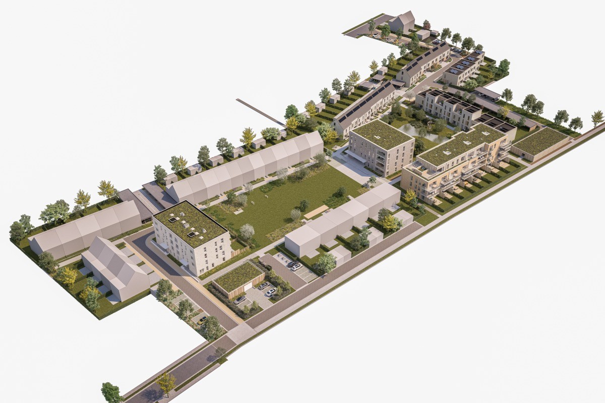 Lot 55 App 1.B1 Appartement met 2 slaapkamers & 15 m² terras (89 m²) - foto 3