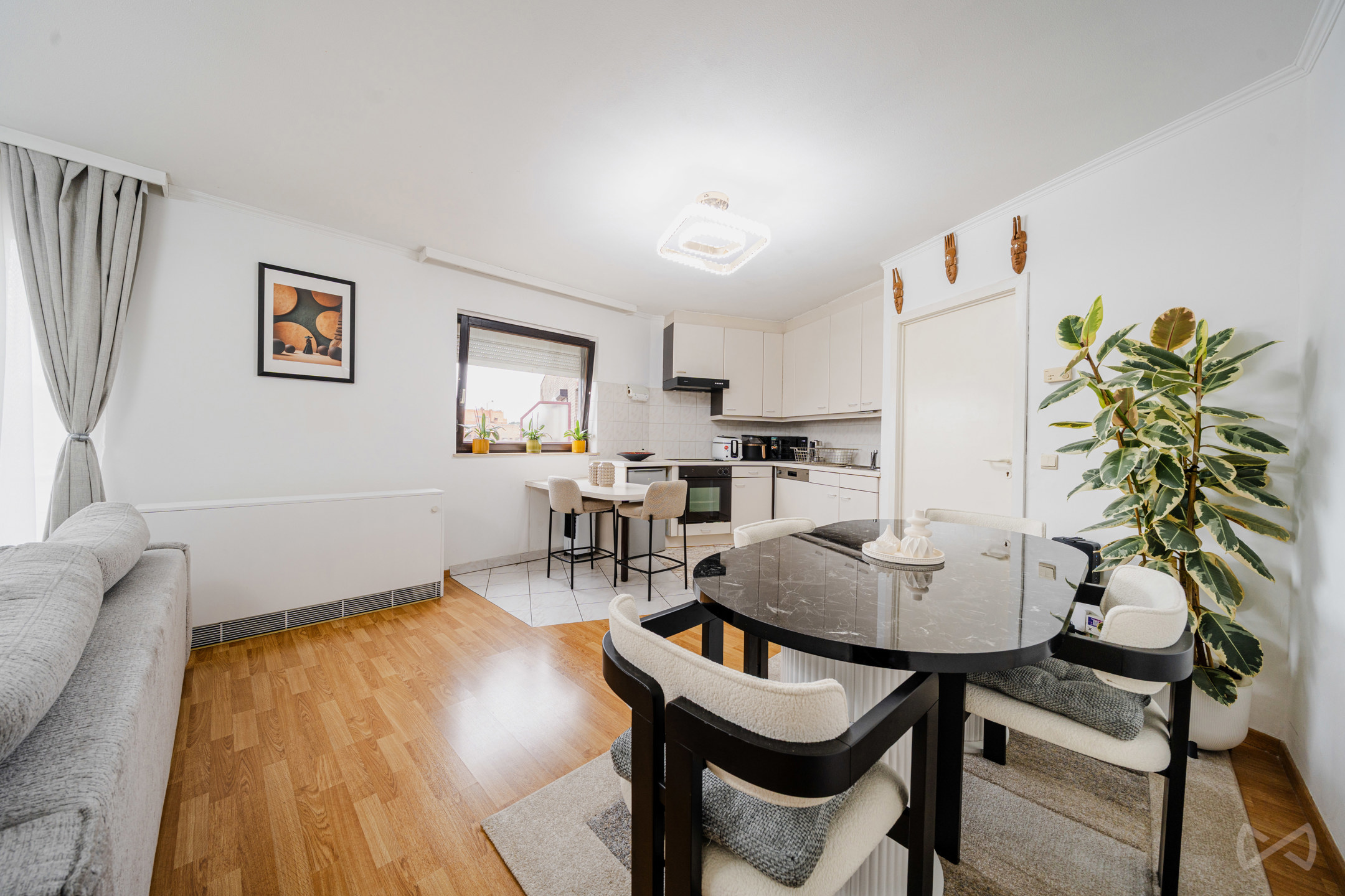 Prachtig appartement met 1 slaapkamer en twee terrassen - foto 4