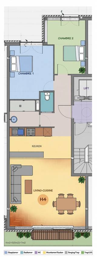 <p><span>Cet appartement meublé traversant est situé au cinquième étage de la Résidence Pelikaan, une résidence récente datant de 2009, idéalement située à proximité de la rue Neuve/City 2, des stations de métro Rogier et Yser, de la Gare du Nord, du Manhattan Center et de la Grand-Place de Bruxelles. Bénéficiant d'une belle luminosité et d'une surface habitable nette de 70 m², l'appartement se compose d'un hall d'entrée, d'un spacieux séjour avec espace salon et salle à manger, d'une cuisine ouverte entièrement équipée, d'une salle de bains entièrement rénovée avec douche à l'italienne, meuble lavabo et raccordement pour machine à laver, d'un WC séparé et de deux chambres situées à l'arrière, au calme. L'une des chambres a également été rénovée. L'appartement dispose en outre d'un chauffage électrique par le sol. Le séjour donne accès à une terrasse orientée sud-est, offrant de part et d'autre une belle vue sur le centre-ville de Bruxelles et le boulevard Albert II. Grâce à sa situation centrale et à son excellente accessibilité, cet appartement convient parfaitement comme première résidence ou comme investissement offrant de belles possibilités de revenus locatifs mensuels réguliers. Un autre atout est l'accès rapide à la petite ceinture de Bruxelles ainsi qu'aux autoroutes E40 et E19. Intéressé(e) ? N'hésitez pas à contacter Frederik via </span><span>frederik@immo-time.be</span><span> pour plus d'informations ou pour organiser une première visite sur place.</span></p>
