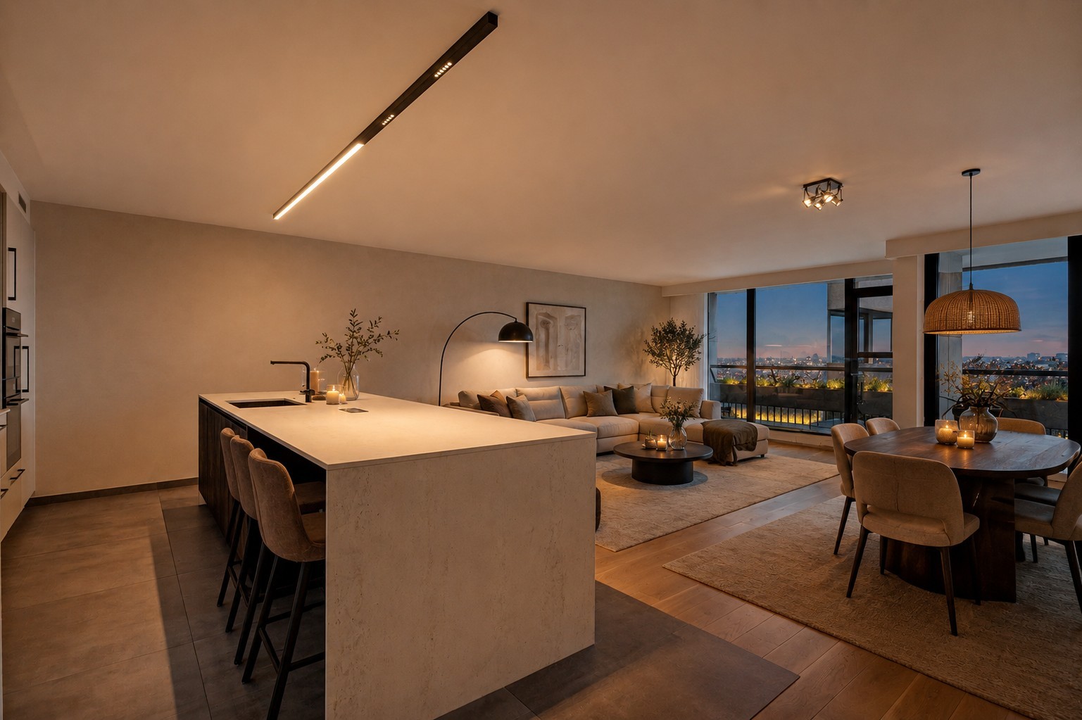 Volledig gerenoveerd en instapklaar appartement 121m² + 26m² terras - foto 2
